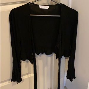 American Threads tie crop top